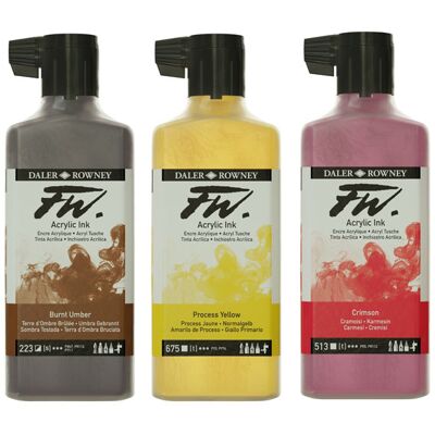 Daler-Rowney Sepia Acrylic Ink - Art Supplies Daler-Rowney Sepia Acrylic Ink - Art Supplies