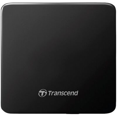 Transcend TS8XDVDS-K Extra Slim Portable DVD Writer - Black Transcend TS8XDVDS-K Extra Slim Portable DVD Writer - Black