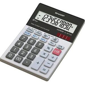 Sharp EL-M711GGY Calculators 1554494 Calculator grey compact design Sharp EL-M711GGY Calculators 1554494 Calculator grey compact design