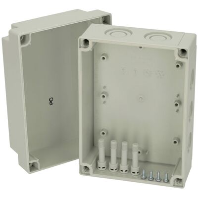 Fibox PCM 95/75 G Light Gray Enclosure - Universal Fibox PCM 95/75 G Light Gray Enclosure - Universal