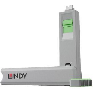 LINDY 40438 LINDY USB-C Socket Lock Set Green 10-Piece Set No Keys LINDY 40438 LINDY USB-C Socket Lock Set Green 10-Piece Set No Keys