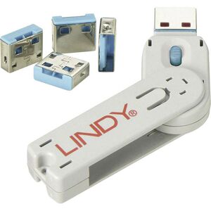 LINDY 40452 USB port lock USB-Lock + Key 4-piece set Blue incl. 1 key LINDY 40452 USB port lock USB-Lock + Key 4-piece set Blue incl. 1 key