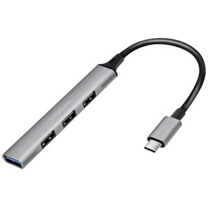 LogiLink UA0392 USB-C hub aluminium grey USB 3.2 2nd Gen multiport... LogiLink UA0392 USB-C hub aluminium grey USB 3.2 2nd Gen multiport...