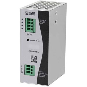 Murr Elektronik Murrelektronik 85163 Rail Mounted PSU 28V DC 5A 1 Output DIN Rail Murr Elektronik Murrelektronik 85163 Rail Mounted PSU 28V DC 5A 1 Output DIN Rail
