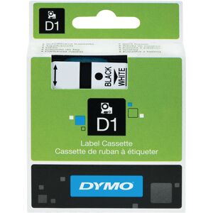 DYMO S0720600 D1 Tape 12mm x 7m White on Clear DYMO S0720600 D1 Tape 12mm x 7m White on Clear