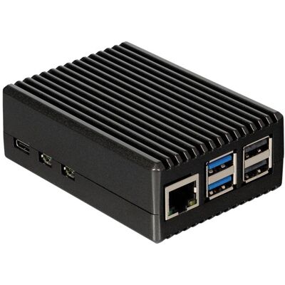 Joy-it RB-AlucaseP5-08 Aluminum Case for Raspberry Pi 5 - Computer Case Joy-it RB-AlucaseP5-08 Aluminum Case for Raspberry Pi 5 - Computer Case