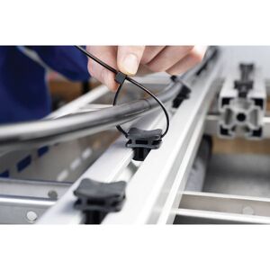 HellermannTyton 151-03055 Cable Tie Mount black impact-resistant 25pcs HellermannTyton 151-03055 Cable Tie Mount black impact-resistant 25pcs