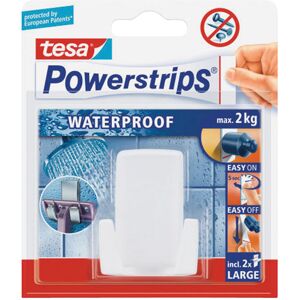 tesa® 59703 White Waterproof Self-Adhesive & Removable Razor Holder tesa® 59703 White Waterproof Self-Adhesive & Removable Razor Holder