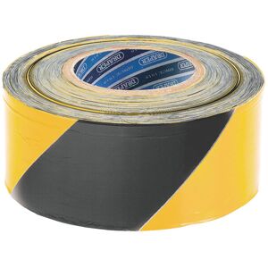 Draper 69009 75mm x 500m Black & Yellow Barrier Tape Roll Draper 69009 75mm x 500m Black & Yellow Barrier Tape Roll
