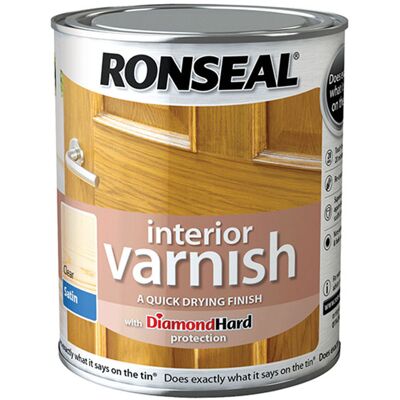 Ronseal 36866 Interior Varnish Quick Dry Matt White Ash - Interior Varnish Ronseal 36866 Interior Varnish Quick Dry Matt White Ash - Interior Varnish