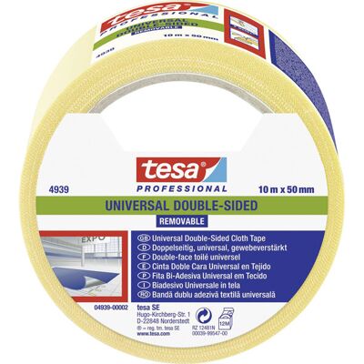 tesa 04939-00002-11 Universal removable gaffer Tape 10m x 50mm white tesa 04939-00002-11 Universal removable gaffer Tape 10m x 50mm white