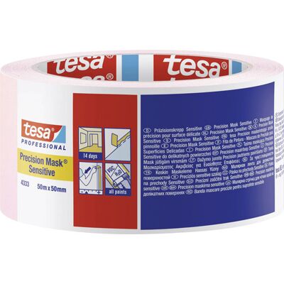 tesa 04333-00021-02 Precision Masking Tape light pink 50m x 50mm tesa 04333-00021-02 Precision Masking Tape light pink 50m x 50mm