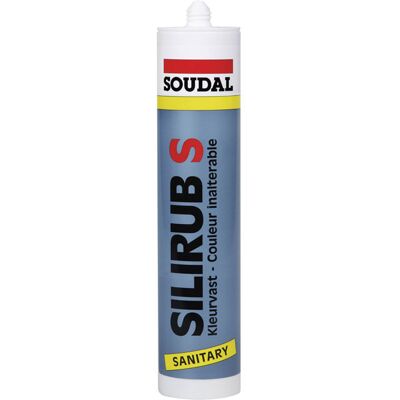 Soudal Silirub 2 - Neutral Silicone Sealant - 310ml Soudal Silirub 2 - Neutral Silicone Sealant - 310ml