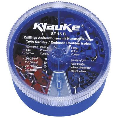 Klauke ST15B Assortment of double ferrules - Cable Accessories Klauke ST15B Assortment of double ferrules - Cable Accessories