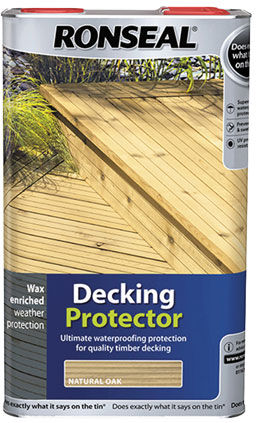 Ronseal 36434 Decking Protector Natural 5 litre