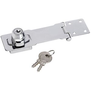 Master Lock 725EURD Chrome Plated Steel Locking Hasp 117mm Master Lock 725EURD Chrome Plated Steel Locking Hasp 117mm