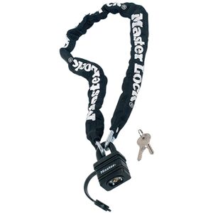 Master Lock 8390EURDPRO Weather Tough 40mm Padlock & Chain 90cm x 6mm Master Lock 8390EURDPRO Weather Tough 40mm Padlock & Chain 90cm x 6mm