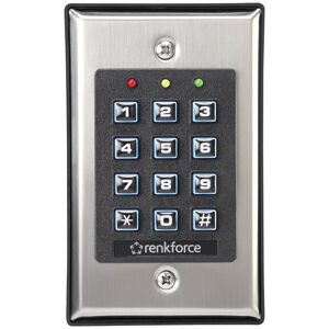 Renkforce 1582597 Code Lock Surface-Mount Backlit Keypad 100+10 Codes Renkforce 1582597 Code Lock Surface-Mount Backlit Keypad 100+10 Codes