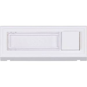 Heidemann 70519 Bell Panel Backlit LED Name Plate Pure White 18V/2A Heidemann 70519 Bell Panel Backlit LED Name Plate Pure White 18V/2A