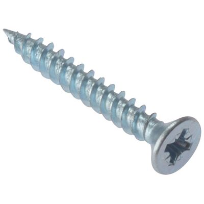 ForgeFix Zinc Pozi Screw CSK 1.1/2in x 10 - General Purpose Screw ForgeFix Zinc Pozi Screw CSK 1.1/2in x 10 - General Purpose Screw
