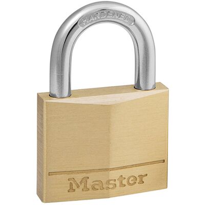 Master Lock 140EURD Solid Brass 40mm Padlock 4-Pin Master Lock 140EURD Solid Brass 40mm Padlock 4-Pin