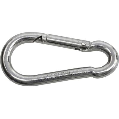 SWG Model 680 154 800 75 Galvanized Steel Carabiner - Carabiner SWG Model 680 154 800 75 Galvanized Steel Carabiner - Carabiner