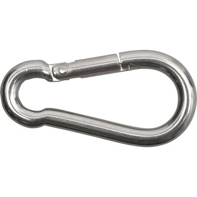 SWG Model 680 304 008 80 Stainless Steel Carabiner - 80mm x 8mm SWG Model 680 304 008 80 Stainless Steel Carabiner - 80mm x 8mm