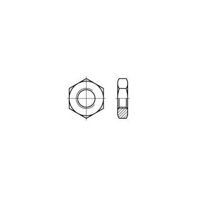 TOOLCRAFT M10 Hex Nut - DIN 934 Stainless Steel A2 - 50 pcs TOOLCRAFT M10 Hex Nut - DIN 934 Stainless Steel A2 - 50 pcs