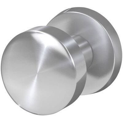 Basi 7306-9008 Stainless Steel Door Knob - Interior Use Basi 7306-9008 Stainless Steel Door Knob - Interior Use