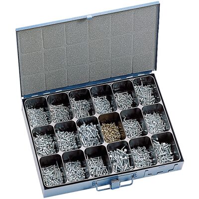Afix Cylinder & Pan Head Screw Assortment - 1650 Piece - Screw Assortment Afix Cylinder & Pan Head Screw Assortment - 1650 Piece - Screw Assortment