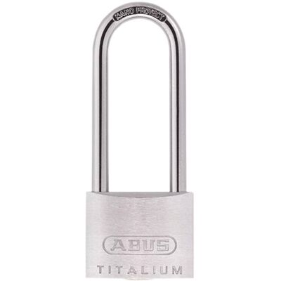 ABUS 54583 64TI/40mm TITALIUM™ Padlock 63mm Long Shackle Keyed Ali... ABUS 54583 64TI/40mm TITALIUM™ Padlock 63mm Long Shackle Keyed Ali...