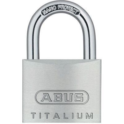 ABUS 54586 64TI/40mm TITALIUM™ Padlock Keyed Alike KA6411 ABUS 54586 64TI/40mm TITALIUM™ Padlock Keyed Alike KA6411
