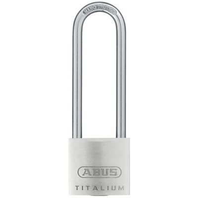 ABUS 56374 64TI/30mm TITALIUM™ Padlock 60mm Long Shackle Carded ABUS 56374 64TI/30mm TITALIUM™ Padlock 60mm Long Shackle Carded
