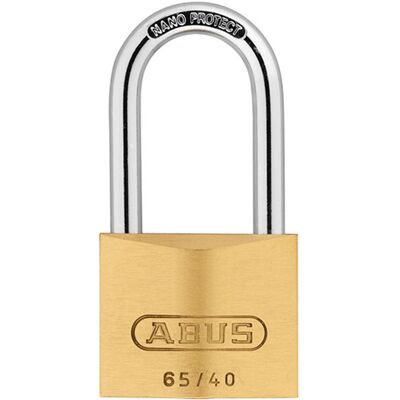 ABUS 12012 65/40mm Brass Padlock 40mm Long Shackle Keyed Alike 6404 ABUS 12012 65/40mm Brass Padlock 40mm Long Shackle Keyed Alike 6404