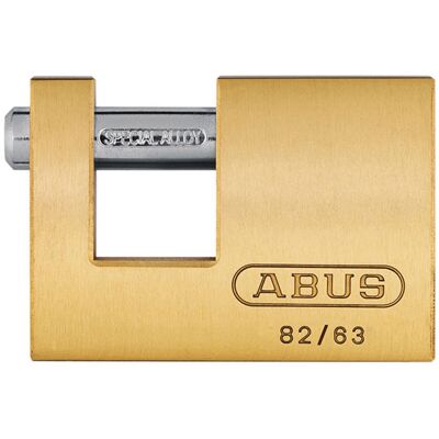 ABUS 11571 82/63mm Monoblock Brass Shutter Lock Keyed Alike 8501 ABUS 11571 82/63mm Monoblock Brass Shutter Lock Keyed Alike 8501