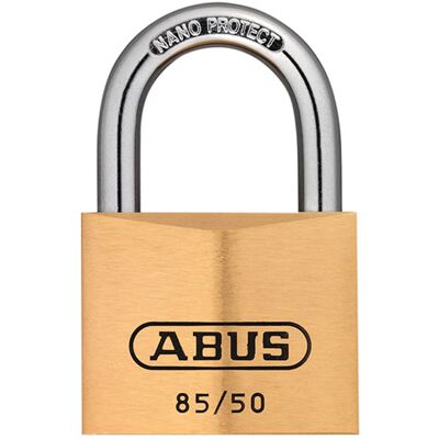 ABUS 02478 85/50mm Brass Padlock Keyed Alike 2745 ABUS 02478 85/50mm Brass Padlock Keyed Alike 2745