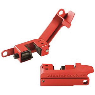 Master Lock MLKS491B - Circuit Breaker Lockout - Secure mounting, Narrow profile, Hardened steel body Master Lock MLKS491B - Circuit Breaker Lockout - Secure mounting, Narrow profile, Hardened steel body