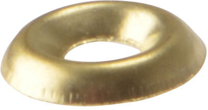 ForgeFix 200SCW10B Screw Cup Washers Solid Brass Polished No.10 Ba...