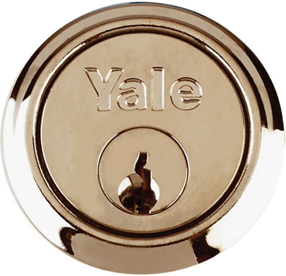 Yale Locks B1109 Replacement Rim Cylinder & 2 Keys Polished Brass ...
