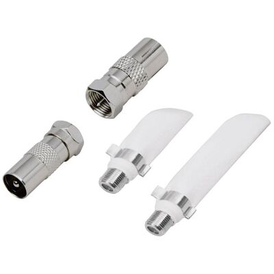BKL Electronic 0403524 Coaxial Window Pass-Through Set - Coaxial Cable Pass-Through Set BKL Electronic 0403524 Coaxial Window Pass-Through Set - Coaxial Cable Pass-Through Set