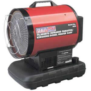 Sealey IR20 Infrared Heater - 20kW Multi-Fuel Space Warmer Sealey IR20 Infrared Heater - 20kW Multi-Fuel Space Warmer