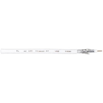 Interkabel AC 100-25 Coaxial Cable - 75Ω, White, 25m Interkabel AC 100-25 Coaxial Cable - 75Ω, White, 25m
