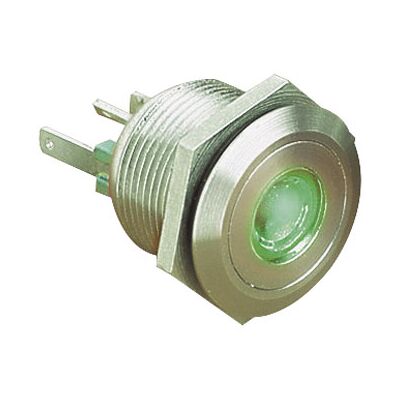 Bulgin Mpi002/term/gn Vandal-resistant switch - 24V DC - Green Bulgin Mpi002/term/gn Vandal-resistant switch - 24V DC - Green