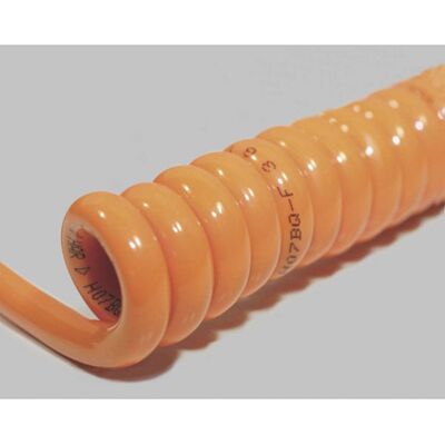 BKL Electronic 1506107 Spiral Cable - 3 G 1.50mm², Orange, 800-3200mm BKL Electronic 1506107 Spiral Cable - 3 G 1.50mm², Orange, 800-3200mm