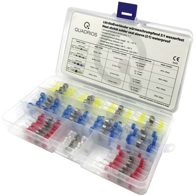 Quadrios - Heat Shrink Connectors and Tubing Set - 1140 Pieces Quadrios - Heat Shrink Connectors and Tubing Set - 1140 Pieces