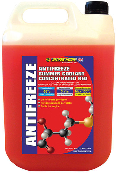 Silverhook SHAR1 Concentrated Red Antifreeze O.A.T. 1 litre