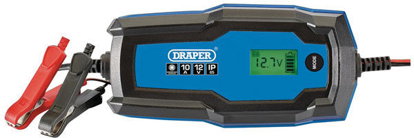 Draper 53490 6V/12V Smart Charger and Battery Maintainer (6A)