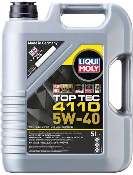 Liqui Moly 21478 Top Tec 4110 Engine Oil 1L 5W-40 Synthetic High-P...