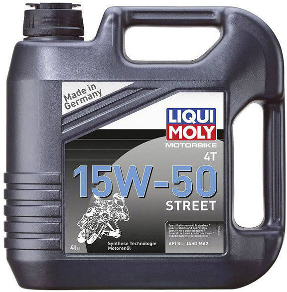 Liqui Moly 1689 MOTORBIKE 4T 15W-50 Engine Oil 4L High Performance