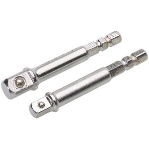 Draper 50087 1/4" Hexagon x 1/4" and 3/8" Square Drive Adaptors Draper 50087 1/4" Hexagon x 1/4" and 3/8" Square Drive Adaptors